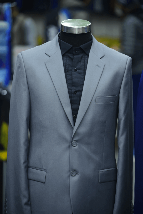 Steel Grey Formal Coat