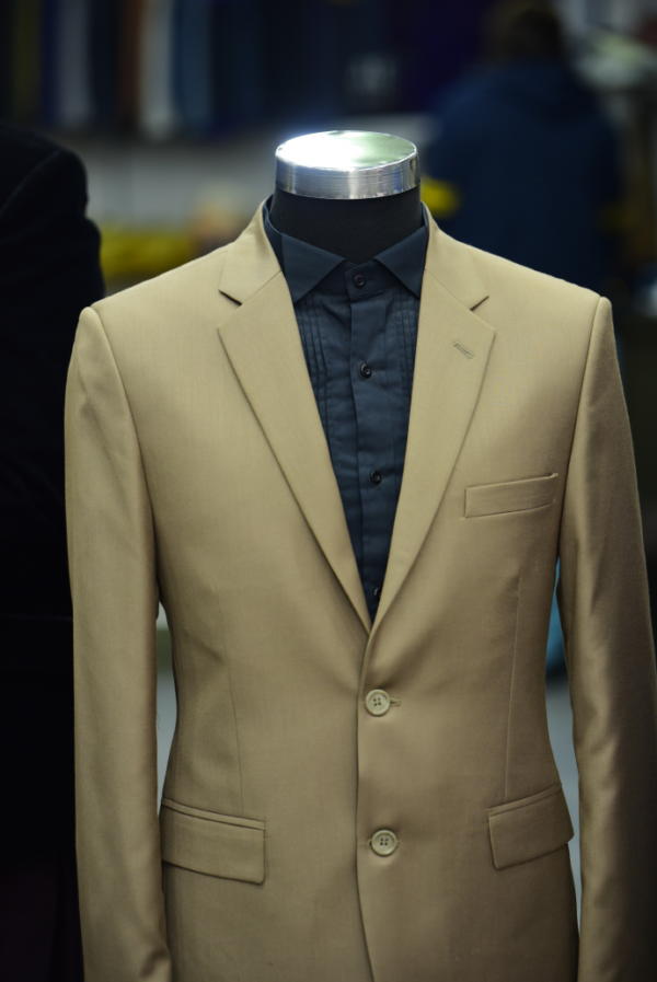 Camel Brown Formal Coat