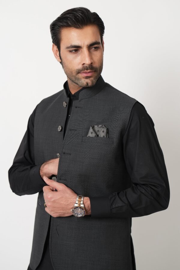 WAISTCOAT CHARCOAL GRAY