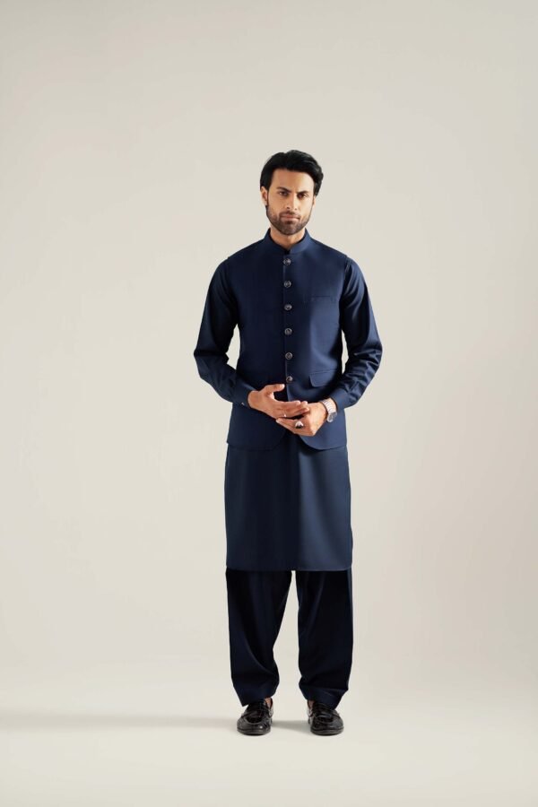 WAISTCOAT NAVY BLUE - Image 2
